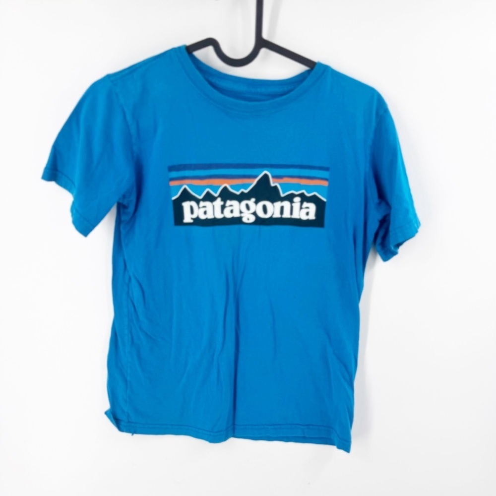 ✅ Patagonia Kids Blue T-Shirt MEDIUM (10)